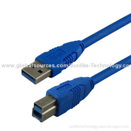 USB3.0 Cable with A Male to A Female, 28AWG, Nickel-plated Conductor